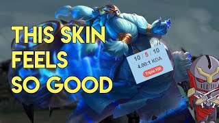 Gragas vs Zed  WARDEN Gragas SKIN  IT MAKES U STRONGER [upl. by Ellesirg]