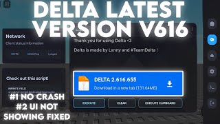 delta executor latest version v616 [upl. by Aztinad760]