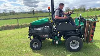 Lot 16 RANSOMES Highway 3 Gang Ride on Road Legal Mower [upl. by Atil813]