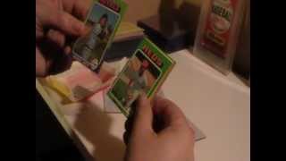 1975 Topps Baseball Mini wax pack rip HOF rookie hit [upl. by Devitt]