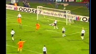 2004 April 28 Romania 5Germany 1 Friendly German Commentaryavi [upl. by Sevart]