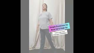 Reduce upper back fat with aarms workout with amazing excercise  Online session [upl. by Eseerehs]