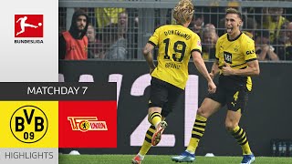 What A Goal From Schlotterbeck  BVB  Union Berlin 42  Highlights  MD 7 – Bundesliga [upl. by Yemaj596]