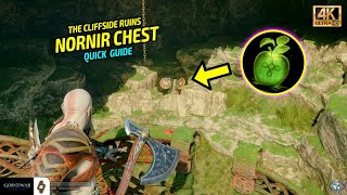 Cliffside Ruins Nornir Chests Puzzle Solution ALL Idunn Apples  God of War Ragnarok [upl. by Ogram]