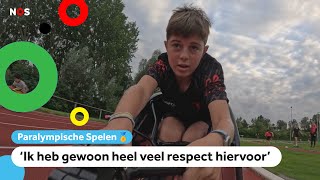 Kinderen proberen paralympische sport wheelen alsof je zweeft [upl. by Dnomasor]