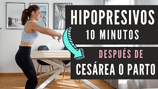 Ejercicios Abdomen POST CESÁREA ✅ HIPOPRESIVOS ¡Recupera tu figura [upl. by Attegroeg]