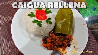 Cómo Preparar Caigua Rellena Receta peruana [upl. by Wheaton]