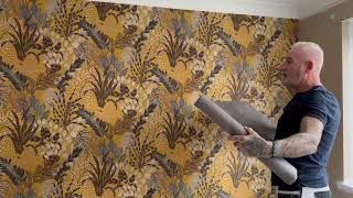 Where To Start When Wallpapering A Chimney Breast Including Symmetry [upl. by Nerte955]