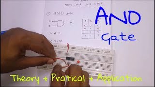 Logic Gates  AND Gate  Theory  Practical  Application  In Hindi [upl. by Okihcim]