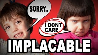 😤 Learn English Words IMPLACABLE  Meaning Vocabulary with Pictures and Examples [upl. by Harrell]