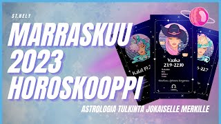 ⭐Marraskuun kuukausihoroskooppi jokaiselle merkille [upl. by Irrehs]