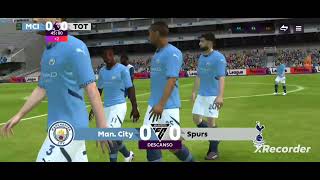 jugando fc móvil con MANCHESTER CITY Vs TOTTENHAM HOTSPUR [upl. by Rachele147]