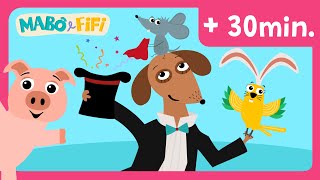 30 minutos Músicas e brincadeiras com Mabô e Fifi  vídeo musical infantil maboefifi [upl. by Egidio631]