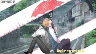 Nightcore  Umbrella Switching Vocals Lyrics [upl. by Oinotnanauj]