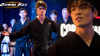 ALL KWON JAESUNG FIGHTS  Cobra Kai Season 6 Part 2  HD 60fps [upl. by Neirol596]