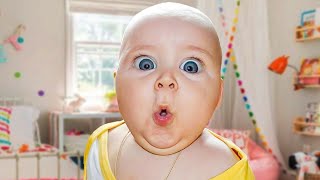 Best Funny Baby Videos Will Make You Laugh  Cute Baby Videos [upl. by Noyerb]