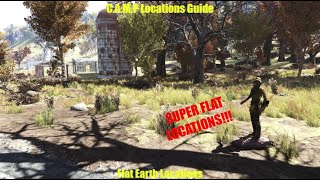 Insanely Flat CAMP Locations Fallout 76 Flat Earth Camp Location Guide [upl. by Senilec]