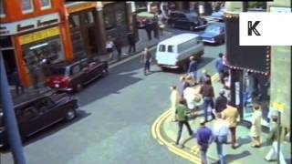 Daytime Streets 1960s London Soho Rare Colour Footage From 35mm [upl. by Aihsela908]