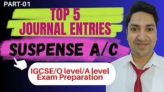 5 Journal Entries for CORRECTION OF ERRORS  How to Prepare SUSPENSE ACCOUNT 045222FM23 [upl. by Reinert]