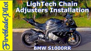 LighTech Chain Adjusters Installation and BMW S1000RR Walk Around [upl. by Neumann]