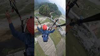 Paragliding landing  Pame Pokhara Nepal [upl. by Klump763]