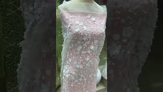 Beautiful 3d flowers beads sequins and other designs weddress wedding bridal weddingdress [upl. by Schulman]