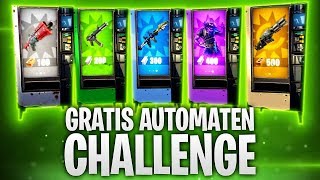 GRATIS AUTOMATEN CHALLENGE 🍹  Fortnite Battle Royale [upl. by Notxap736]