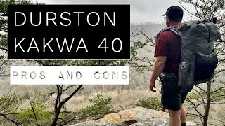 Durston Kakwa 40 Backpack Pros and Cons [upl. by Nottus]