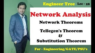 Lec 28 Tellegens Theorem amp Substitution Theorem  Network Theorems  Engineer Tree Gate Videos [upl. by Jedidiah35]