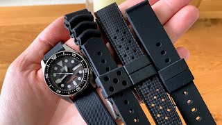 The 3 Best Rubber Straps for the Seiko SKX013007 [upl. by Trude]