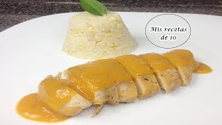 pechuga de pollo con salsa de mango [upl. by Flanna]