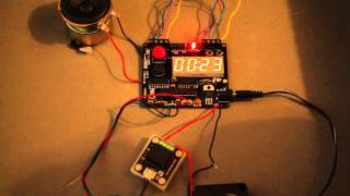 Start of the defusable clock airsoft bomb Part 1 [upl. by Kyred]