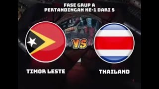 TIMOR LESTE 0 VS 2 THAILAND  Kejuaraan AFF Group 1  Round 1 Minggu 08 122024 LIVE SKOR [upl. by Junji662]