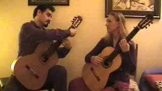 Kithara Duo plays Prelude and Bagatelle by Olga AmelkinaVera [upl. by Ellerihs542]