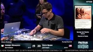 Pro Tour Shadows over Innistrad Finals Andrea Mengucci vs Steve Rubin [upl. by Asiluj]