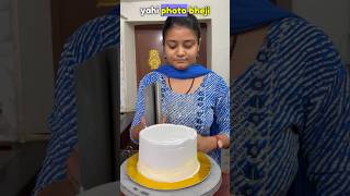 Customer khus😍ban gaya Same cake shorts shortsfeed trending viral cake youtube [upl. by Afatsuom405]