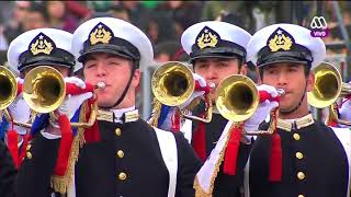 Gran Parada Militar Chile 2017 Escuela Naval Parte 513 HD 720p [upl. by Carmine]