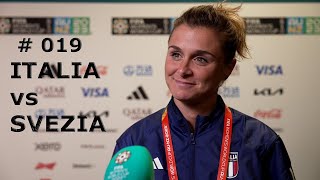 Italia vs Svezia partita Mondiali calcio femminile 2023 [upl. by Tamaru108]