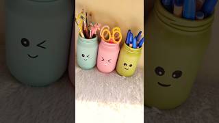 DIY Pen Holder😍Easy Pen Holder ideas penholder stand shorts trending diy reuse bestoutofwaste [upl. by Snahc]