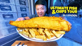 MICHELIN Fish amp Chips Tour 🐟🍟 amp All You Can Eat LUXURY Indian Brunch Buffet in London [upl. by Hoi]