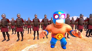 El Primo vs 10000 Okçu Ordusu  Ultimate Epic Battle Simulator  Brawl Stars [upl. by Lenette417]