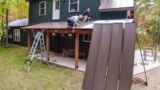 Basic STANDING SEAM Metal Roof  How To install [upl. by Perretta]