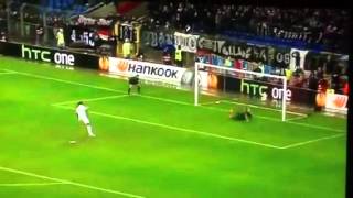 Emmanuel Adebayor Misses Penalty Against Basel [upl. by Pang]