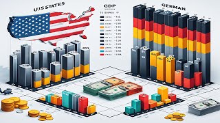 Bundesstaaten USA vs Bundesländer Deutschlands nach ihrem BIP  CamAndLe  edit germany usa gdp [upl. by Liana]