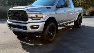 2022 RAM 3500 LIMITED NIGHT MEGA CAB 4X4  Carli 25quot w 37quot Tires [upl. by Cheyne]