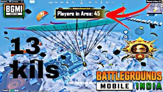 13 KILLS 🔥MY BEST LIVIK GAMEPLAY In MODE With ARCTIC CONQUEROR SET🥶 BGMi [upl. by Berner]