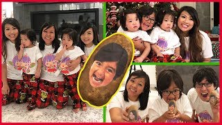 Christmas Fun Ryans Family got a potato for Christmas Surprise [upl. by Ysnap385]