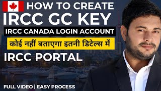 How to create CANADA IRCC ACCOUNT PORTAL amp GC KEY in 2023  Step by step ircc canada gckey [upl. by Otha]