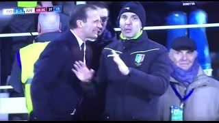 ALLEGRI INSULTA il quarto uomo quotTesta di cquot  LORO POSSONO [upl. by Hands98]