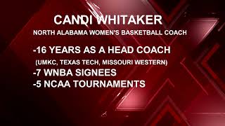 Whitaker named new UNA Womens Basketball Head Coach [upl. by Thury884]